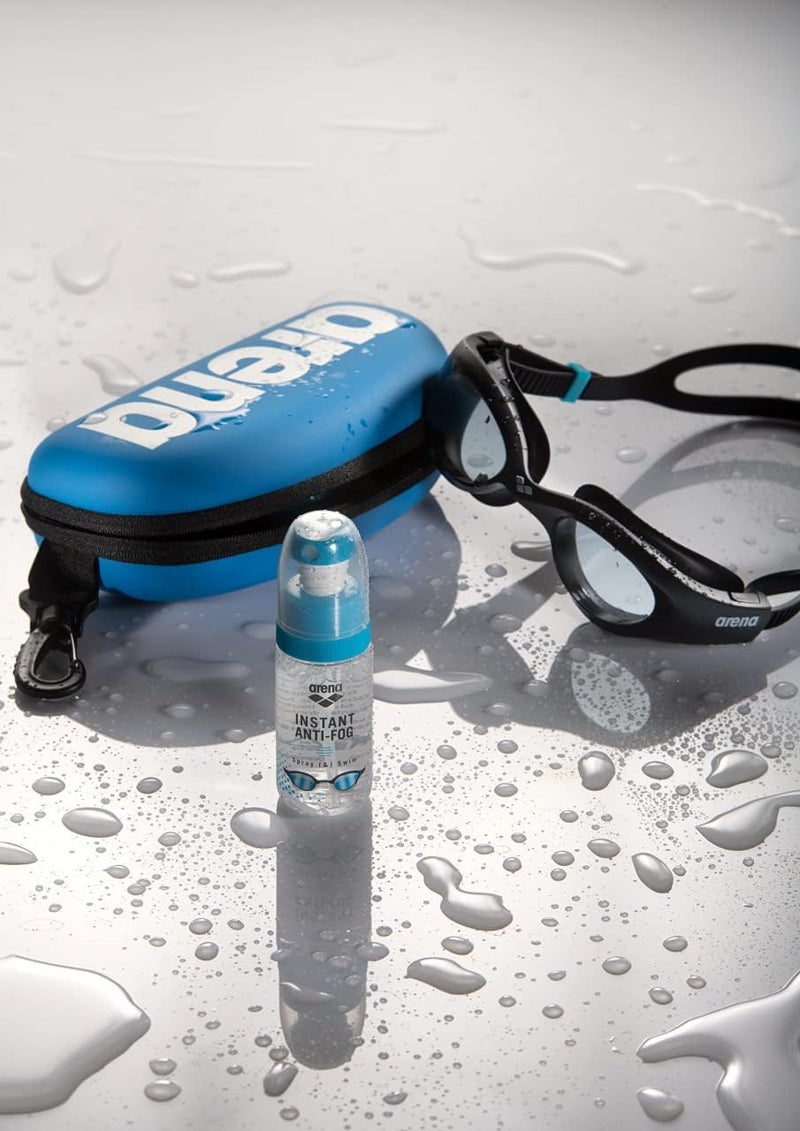 Arena Unisex Swim Goggle Case - Protective Hardcover Carrying Case with Clip - Image 3
