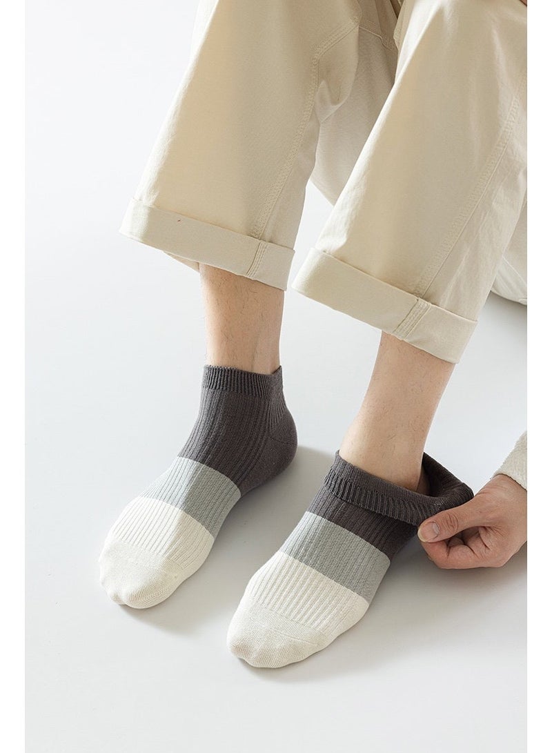 RITY 5-Pair Athletic Crew Socks - Moisture Wicking and Cushioned for Running and Travel - Image 3