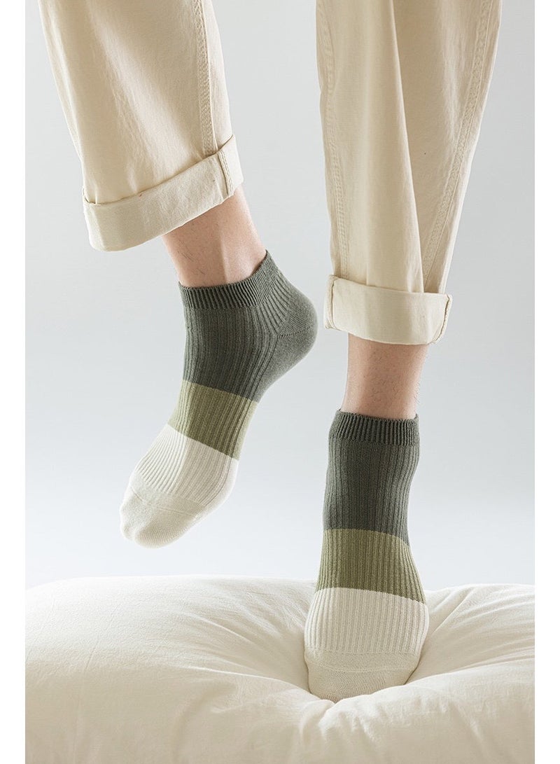 RITY 5-Pair Athletic Crew Socks - Moisture Wicking and Cushioned for Running and Travel - Image 4