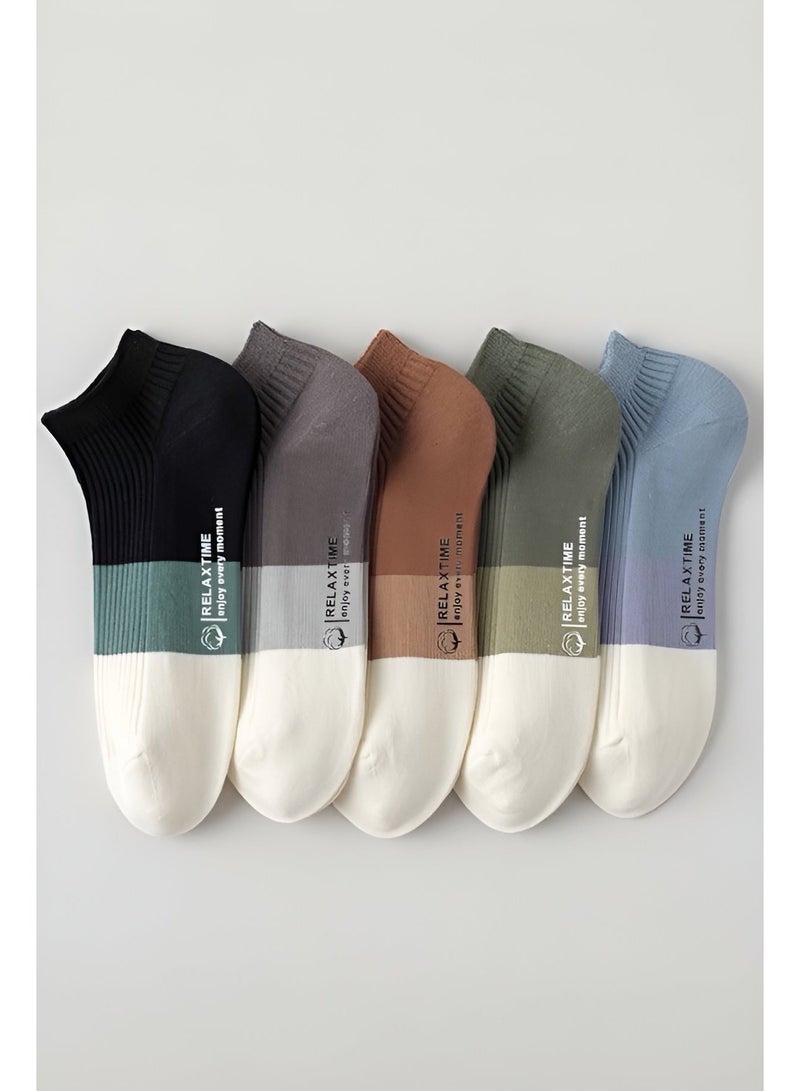 RITY 5-Pair Athletic Crew Socks - Moisture Wicking and Cushioned for Running and Travel - Image 5