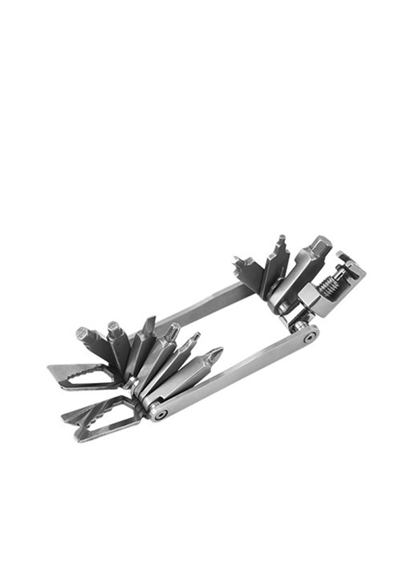 SYOSI Multi Tool Chain Breaker Allen Keys, Compact and 15 in 1 Bike Repair Tool Kits, Multi Tool Allen Keys with Chain Breaker, Bicycle Multi Tool for Road and Mountain Bikes Repair, Easy To Carry  - Image 3