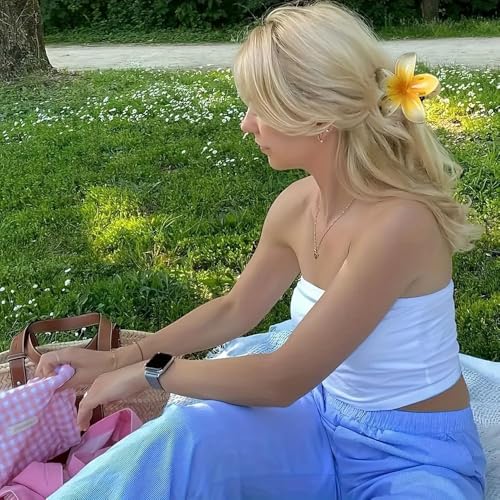 Cerrito 9 Pcs Colorful Flower Hair Claw Clips for Women & Girls, Gradient Lily Design in Multiple Sizes, Strong Hold, Cute & Stylish Hair Accessories for Daily Use, Travel & Gifting, Multicolor - Image 3