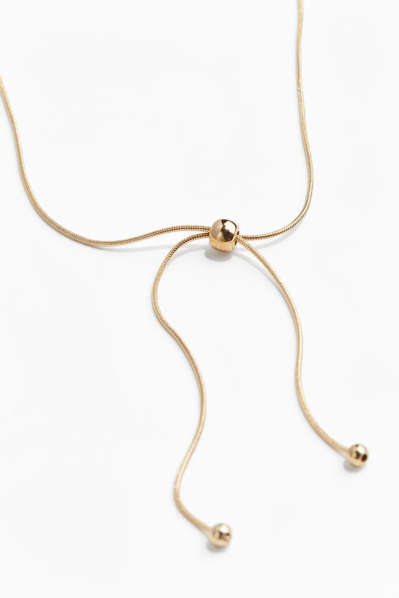 اتش اند ام قلادة سلسلة على شكل أفعى