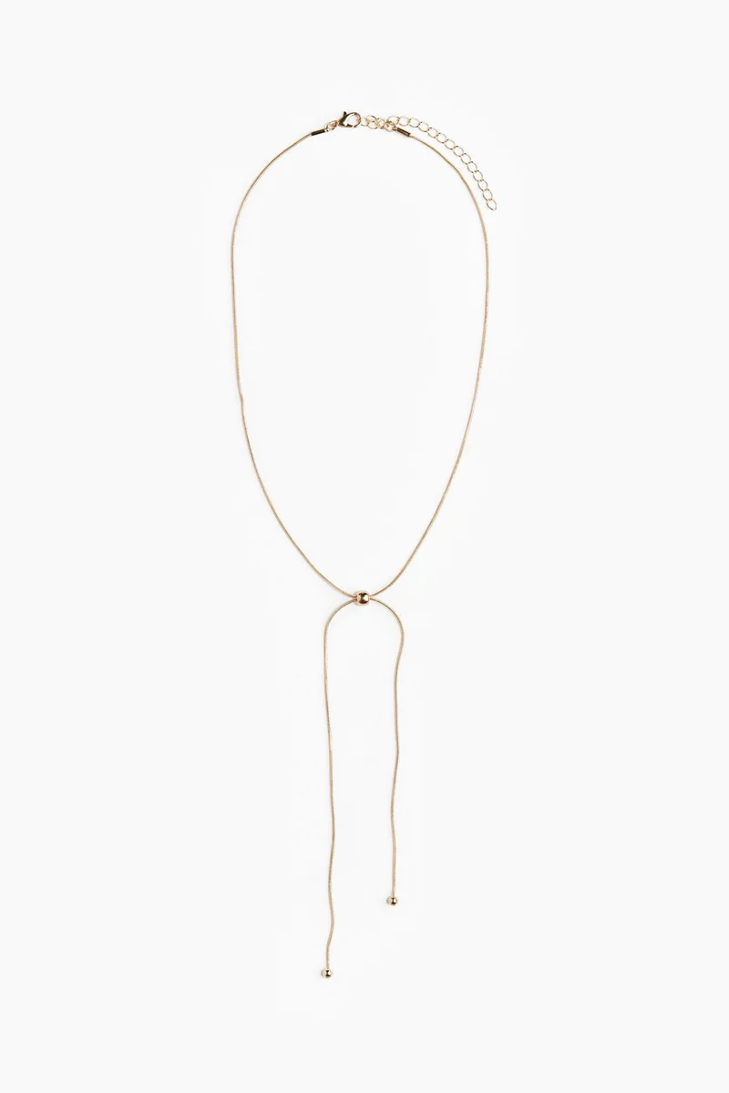 اتش اند ام قلادة سلسلة على شكل أفعى