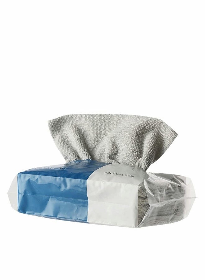 Reusable Cleaning Wipe, Disposable Picnic Rags in Bagged Terry Towels, Washable, Oil Absorption Microfiber Edgeless