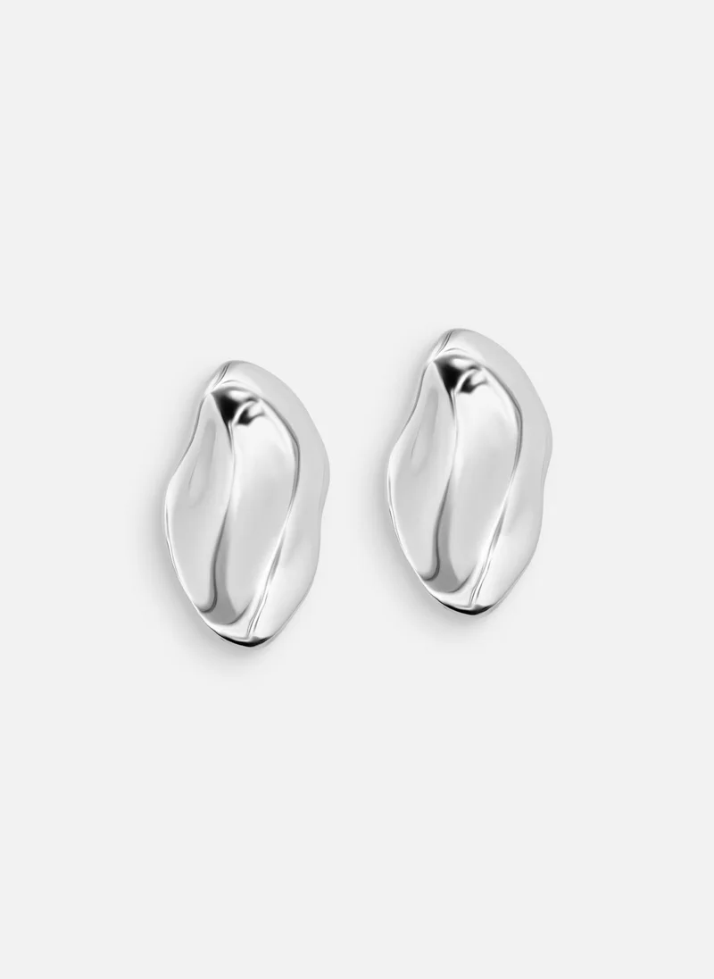 ليتشي أقراط من المعدن الملتوي