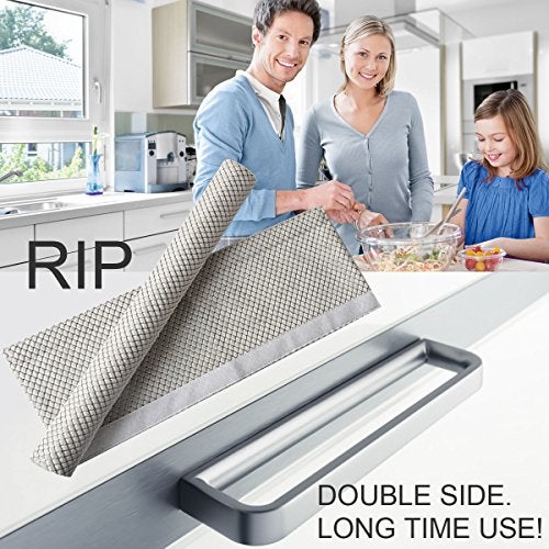 OUGAR8 Refrigerator Door Handle Covers Handmade Decor Protector for Ovens, Dishwashers.Keep Your Kitchen Appliance Clean from Smudges,Food Stains(Rhombus Gray,19.7" L*4" W) - Image 5