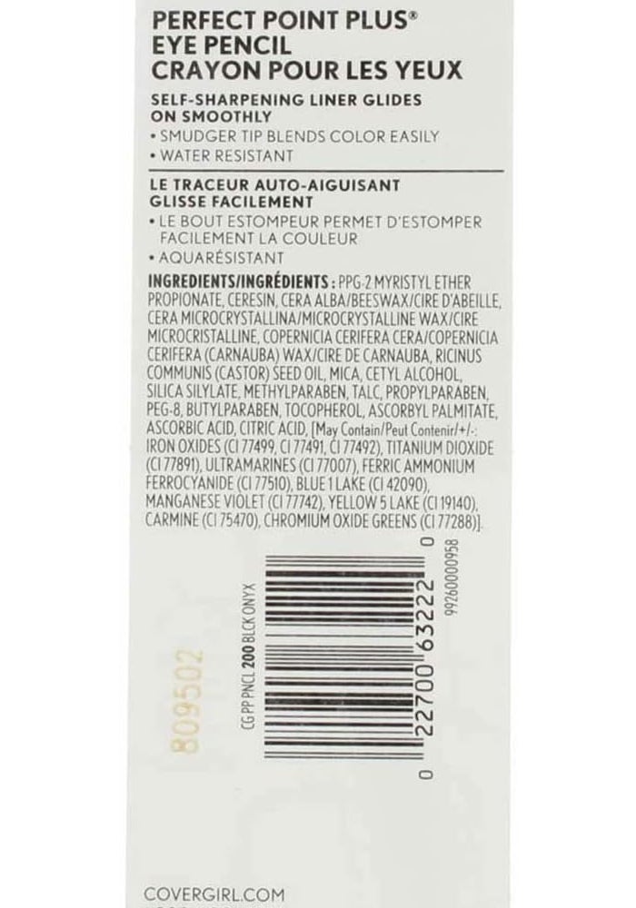 COVERGIRL Perfect Point Plus Eyeliner Pencil in Black Onyx - Pack of 2 - Image 2