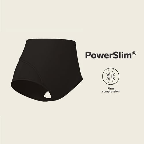 Leonisa Women's Postpartum Panty with Adjustable Belly Wrap, Black, Large - Image 4