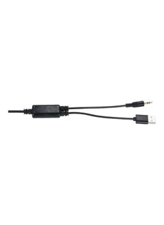 نيبمينينت كابل قابل للتمديد بمنفذي Aux و USB لمحول صوت السيارة.  - Image 3