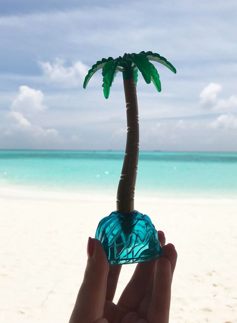 سلة قلم كتابة حبر أسود على شكل نخلة وجزيرة لمستلزمات المدرسة 16.5 سم - Image 5