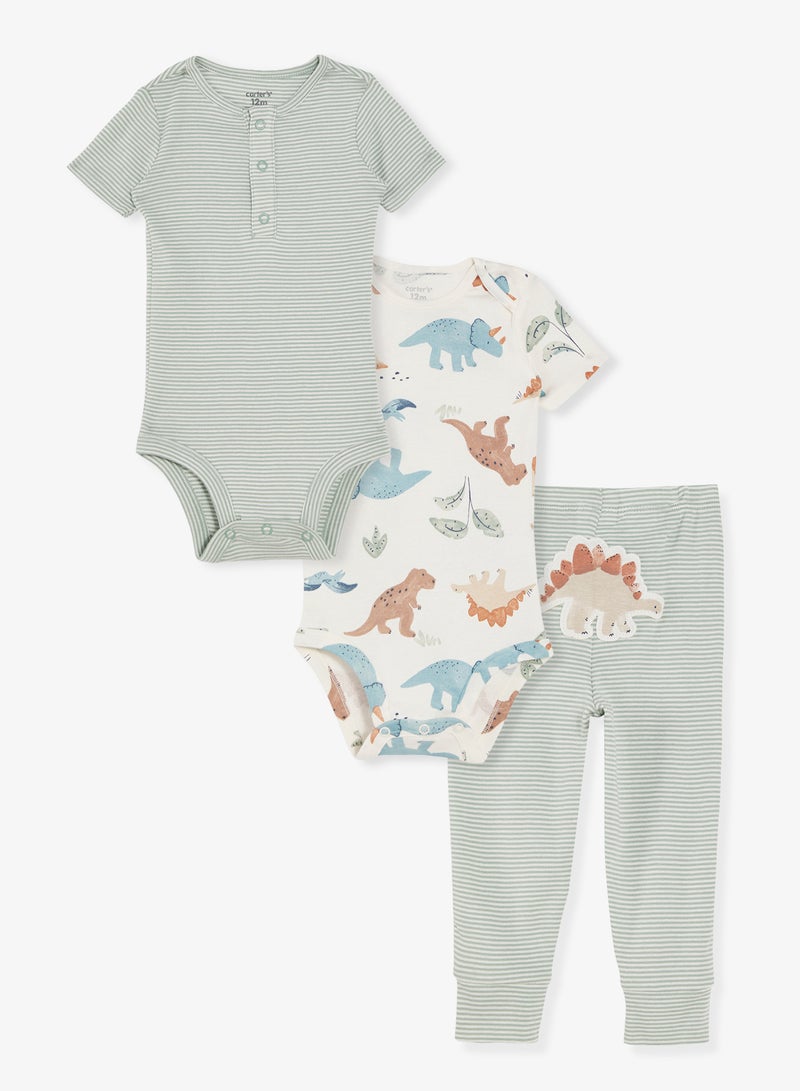 كارترز طقم بودي سوت وبنطلون للأطفال الرضع - Image 1