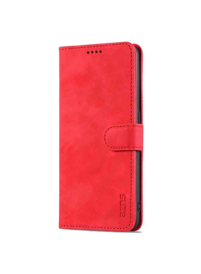 S-TOP Case For OPPO A74 4G / F19 AZNS Skin Feel Calf Texture Horizontal Flip Leather Case with Card Slots & Holder & Wallet - Image 2