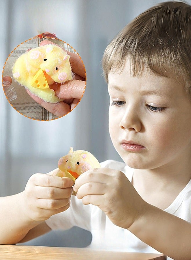 عدد 2 قطعة ألعاب ضغط على شكل هامستر، ألعاب تململ حسية لتخفيف التوتر، ألعاب تململ حسية لتخفيف التوتر، ألعاب تململ حسية مناسبة للبالغين والأطفال - Image 4