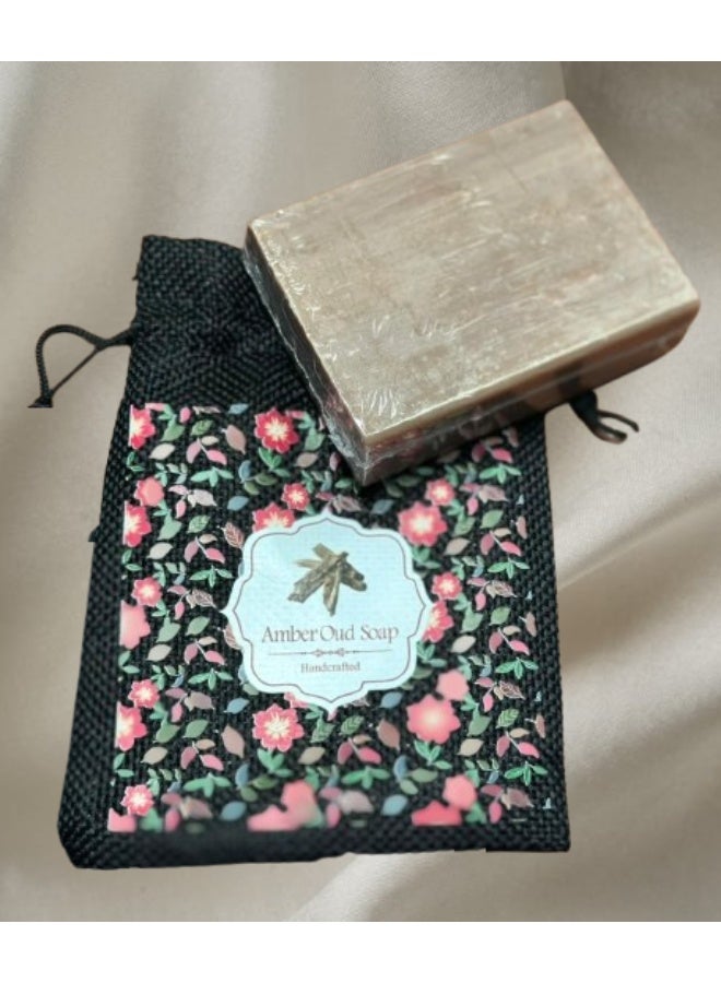 Hand Made AMBER OUD SOAP BAR - 110g - Image 2