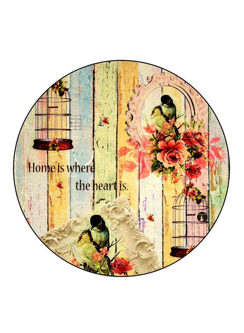 RKN Vintage Art Printed Mouse Pad  Multicolour