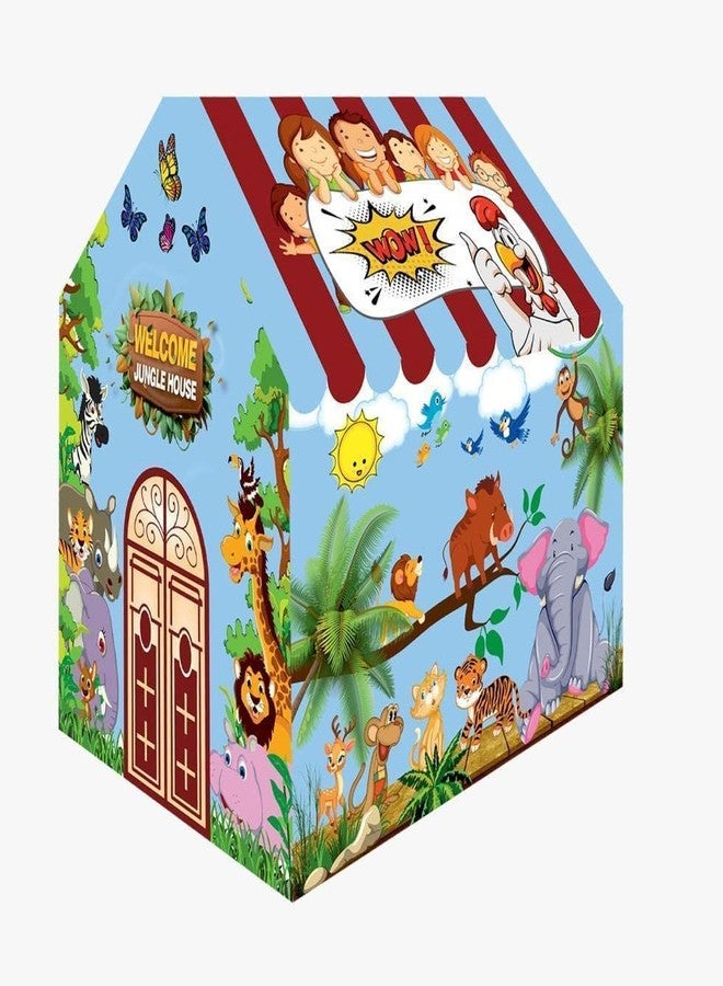 Yancorp Jungle Safari Kids Indoor Play Tent, Cartoon Animal Design, Children's Playhouse - Image 5