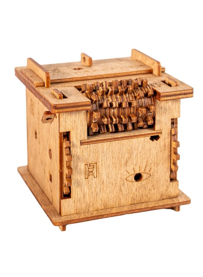 آيدفنتشر Cluebox Schroedingers القط الهروب غرفة لعبة لغز مربع 3D لغز خشبي للبالغين صندوق الكنز هدية مربع دعابة الدماغ هدية عيد ميلاد أداة للرجال والنساء صندوق المال - Image 1