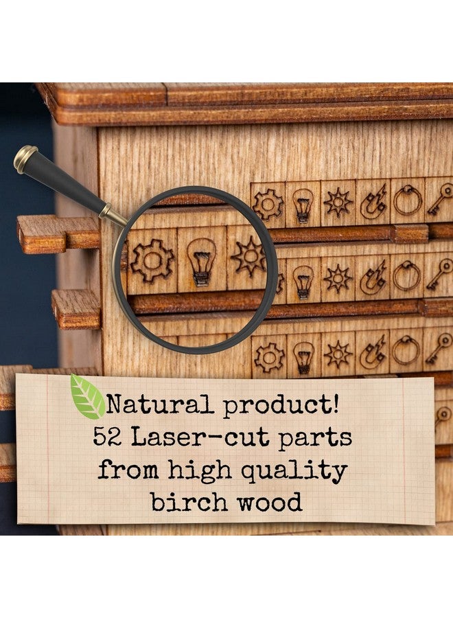 آيدفنتشر Cluebox Schroedingers القط الهروب غرفة لعبة لغز مربع 3D لغز خشبي للبالغين صندوق الكنز هدية مربع دعابة الدماغ هدية عيد ميلاد أداة للرجال والنساء صندوق المال - Image 4