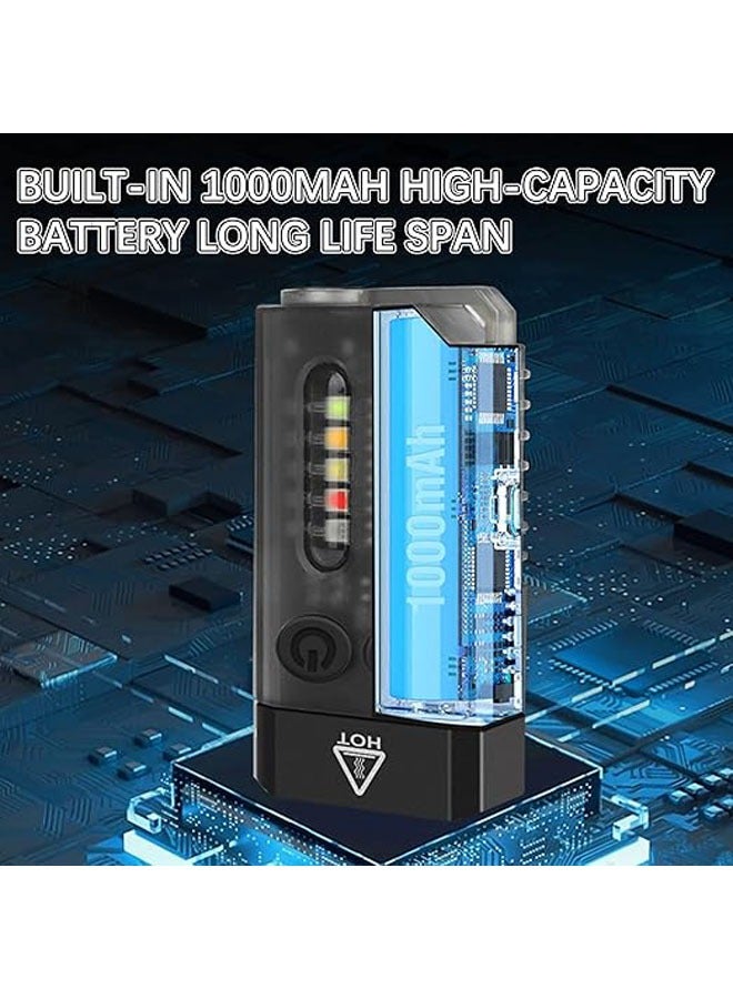 general Mini Flashlight V10 EDC 1000 Lumens with 365nm UV Flashlight Super Bright Rechargeable Power With Buzzer for Camping and Hiking Emergency - Image 4