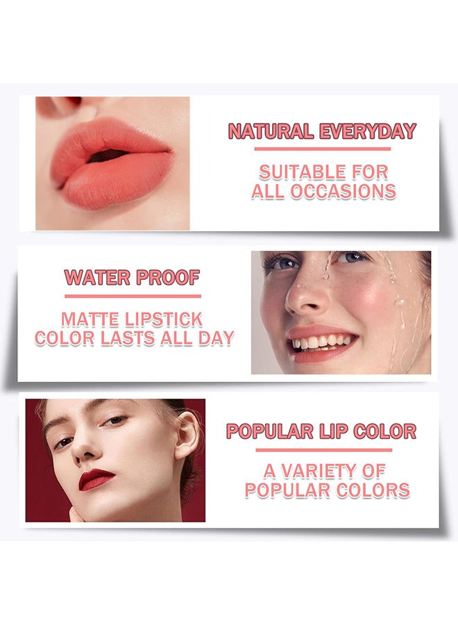 YOUNG VISION Velvet Matte Lip Gloss, Long-Lasting Makeup, Mist Lip Gloss, Non-Stick Cup Not Easy To Fade Liquid Lipstick For Women - Image 4