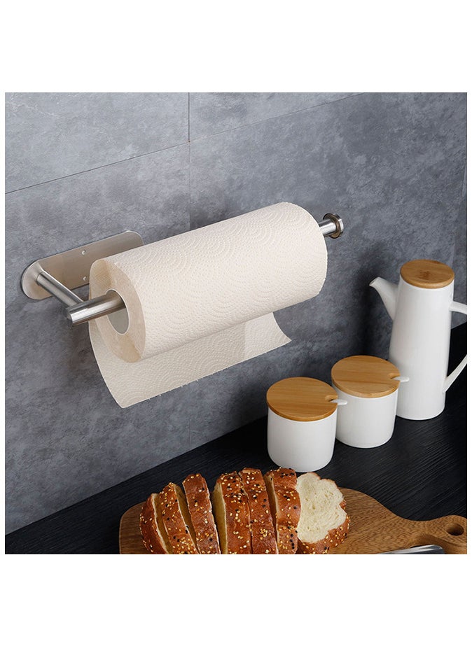 Generic - Stainless Steel Kitchen Bathroom Paper Towel Holder Wall Mount - Image 1