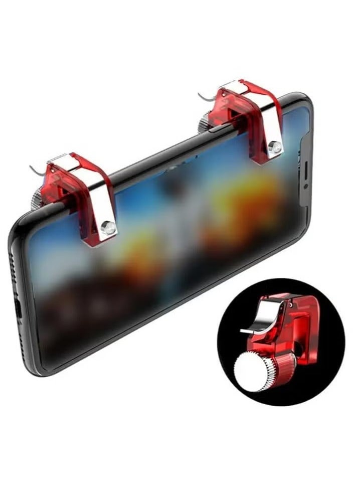 Metal Smartphone Mobile Gaming Trigger for PUBG – Gamepad Fire Button Aim Key L1 R1 Shooter Controller  - Image 2