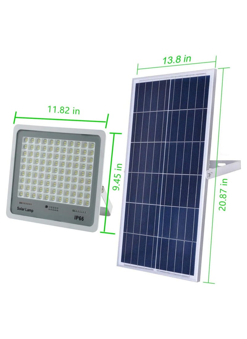 Generic - 200W Solar Flood Light Outdoor Dusk to Dawn with Remote Control, Solar Street Lamp with Motion Sensor Built in for Garden, Paths, Warehouse, Playground, Stadium - Image 1