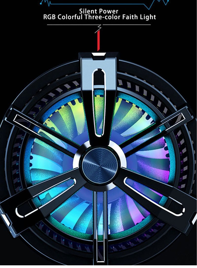 Loquat Mobile Phone Cooler for Magsafe Game Cooler Fan for PUBG Designed for Live Streaming and Vlog Semiconductor Heat Sink Without Noise for iOS and for Android ipad and Tablet - Image 5