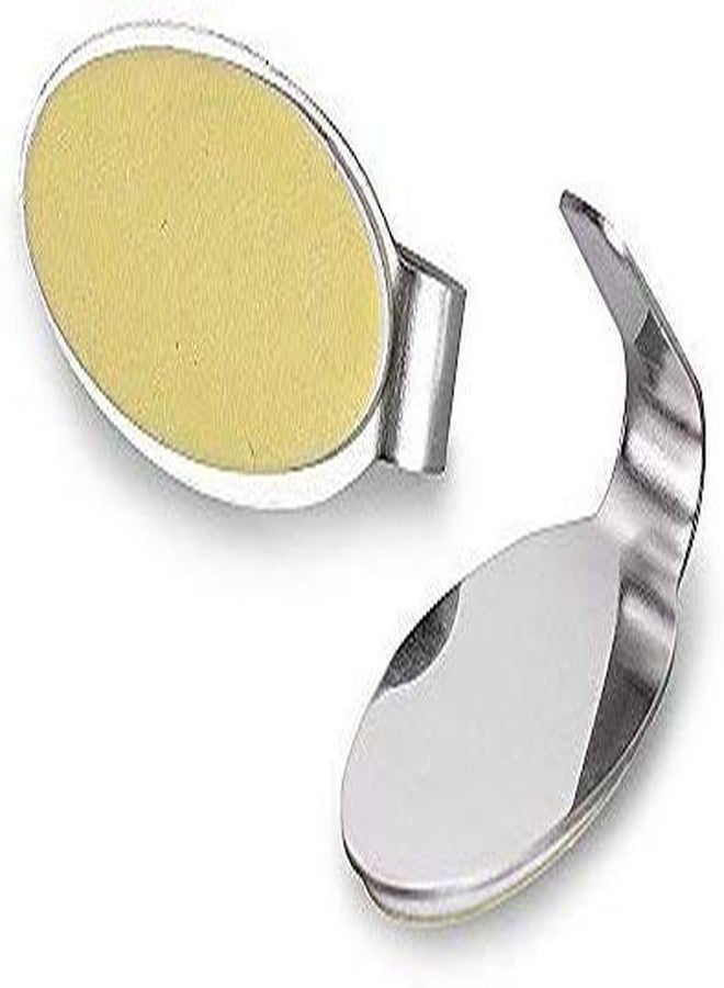 AmigozZ Multipurpose Small Oval Stainless Steel Adhesive Hooks - Load Capacity Upto 1 Kg - Silver, Set of 12 - Image 4