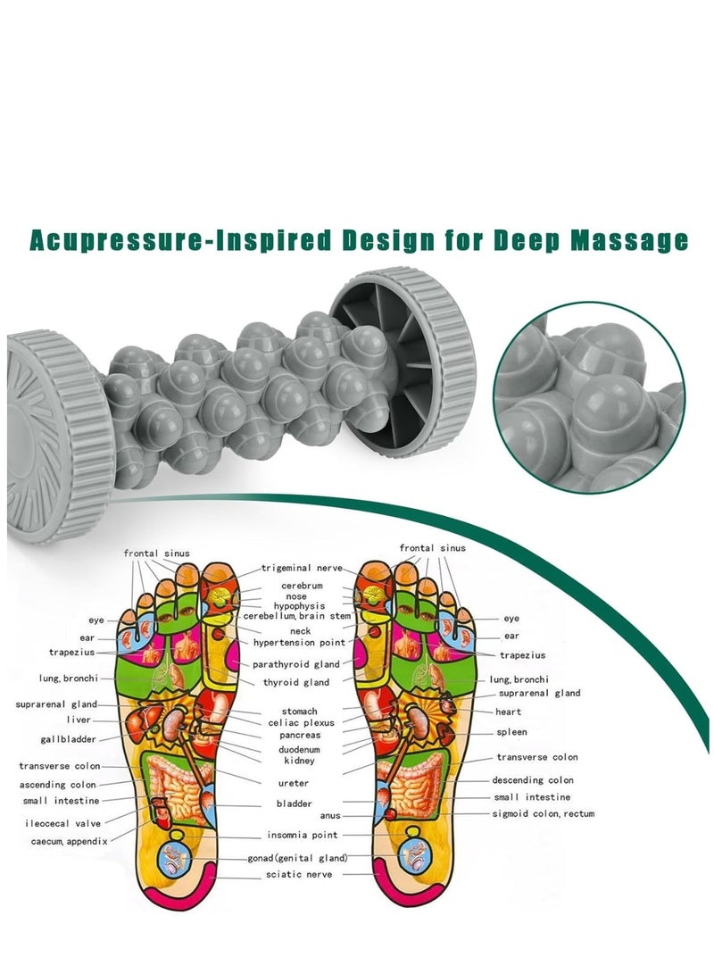 Zikra Foot Roller Massager for Plantar Fasciitis Relief, Manual Deep Tissue Foot Massager for Circulation, Pain Relief, Reflexology Trigger Point Therapy Feet Massage Roller for Arch or Heel Recovery - Image 4