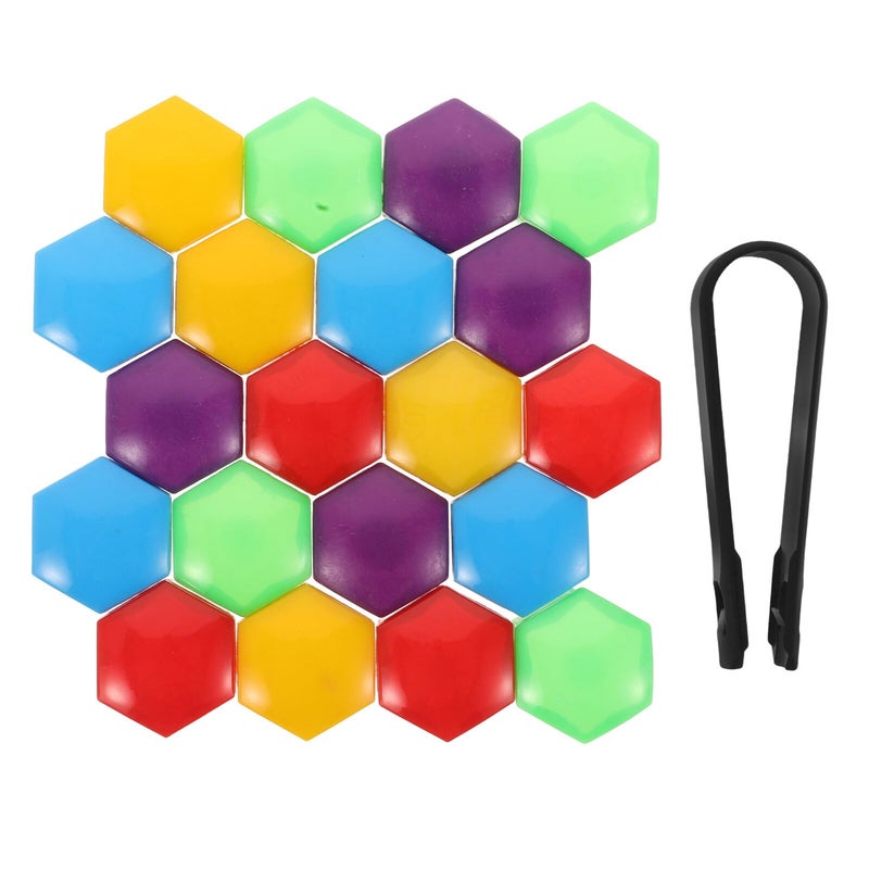 19mm 20pcs Multi Color Plastic Wheel Lug Nut Covers Universal Tire Hub Caps Rust Proof - Image 2