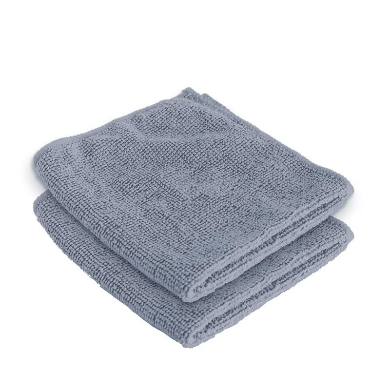 Encasa XO Encasa XO Microfiber Towels 60x40 cm for car and Kitchen Cleaning Perfect for Travel Beach Trips Backpacking Camping and Gym use Fast Drying 2Pack Grey  - Image 1