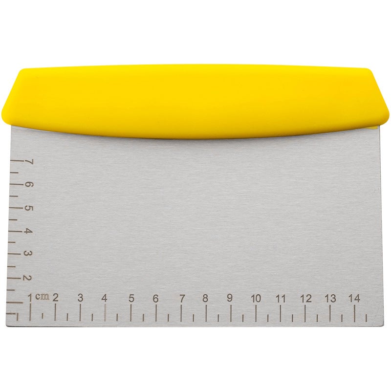 Household Stainless Steel Kitchen With Scale Noodle Cutter Dough Flour Cutter Baking Scraper Cream Scraper Flat Knife - Image 1