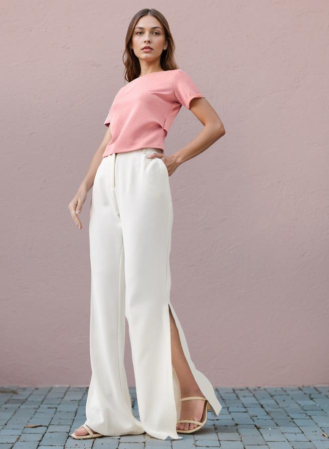 تواكستريمز تيشيرت بياقة دائرية وتفاصيل أزرار - Image 2