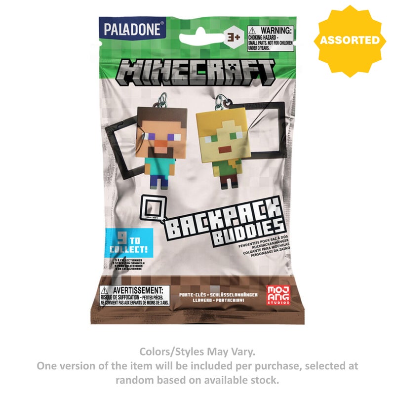 Minecraft Backpack Buddies Mystery Figure Keychain (Assorted) - Image 1