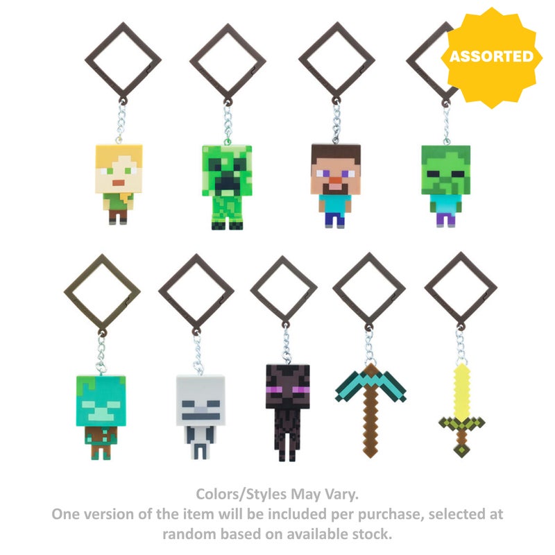 Minecraft Backpack Buddies Mystery Figure Keychain (Assorted) - Image 2