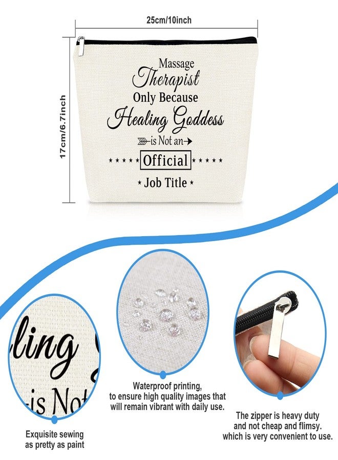 حقيبة مكياج هدية لأخصائي التدليك، هدية تقدير وشكر لأخصائي التدليك، هدية تخرج، هدية عيد ميلاد أو عيد الميلاد، حقيبة مستحضرات تجميل، حقيبة أدوات تجميل للسفر، حقيبة مكياج - Image 2