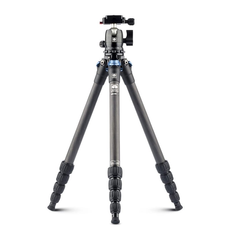 Sirui Am2-Series Am-225 Profilegs Carbon Fiber Small Tripod With B-00K Ball Head (Black) - Image 1