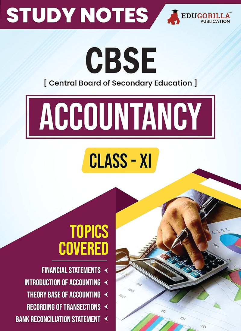 CBSE (Central Board of Secondary Education) Class XI Commerce - Accountancy Topic-wise Notes A Complete Preparation Study Notes with Solved MCQs  - Image 1