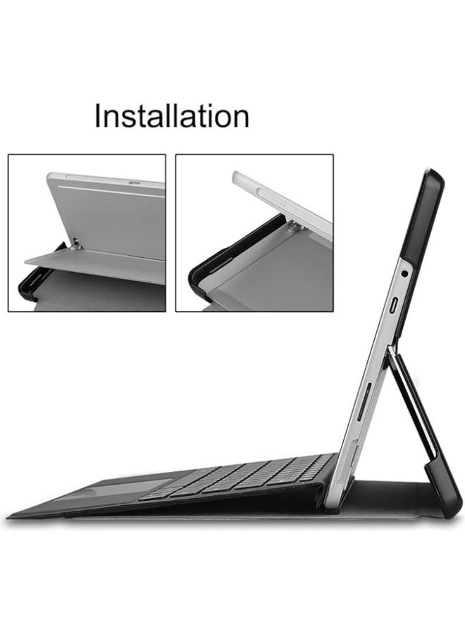general Case Compatible with Surface Go 4 2023 /Go 3 2021 /Go 2 2020 / Go 2018, Slim Fit Leather Smart Case Cover with Pencel Holder - Image 1