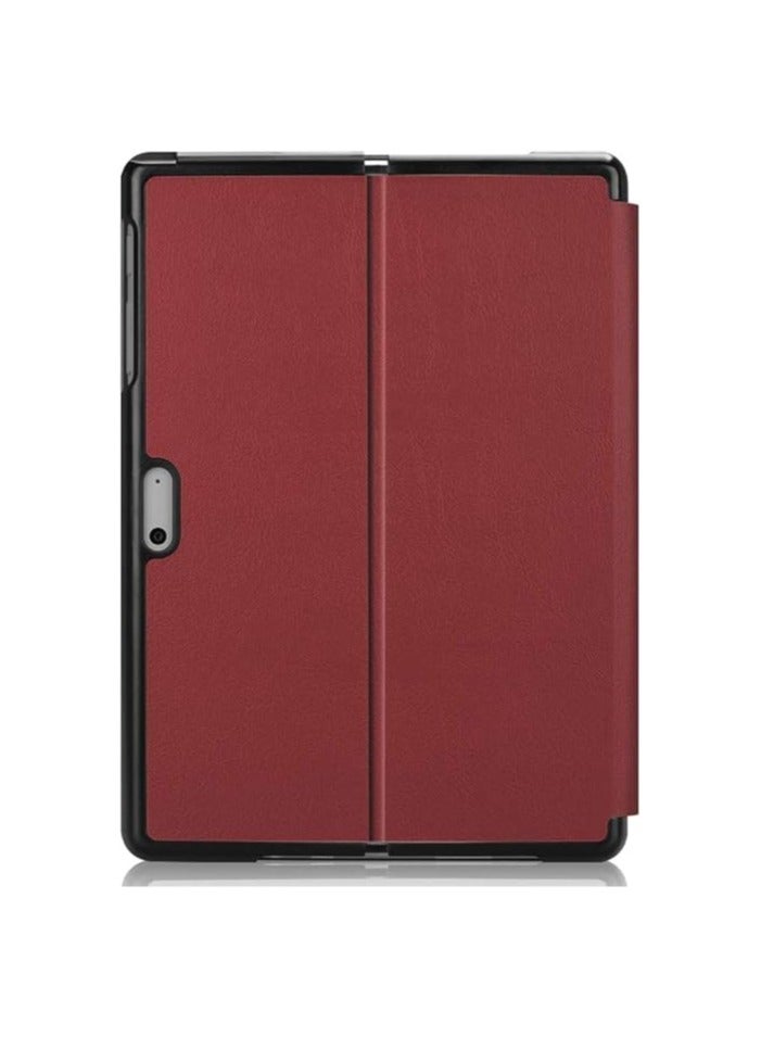 general Case Compatible with Surface Go 4 2023 /Go 3 2021 /Go 2 2020 / Go 2018, Slim Fit Leather Smart Case Cover with Pencel Holder - Image 5