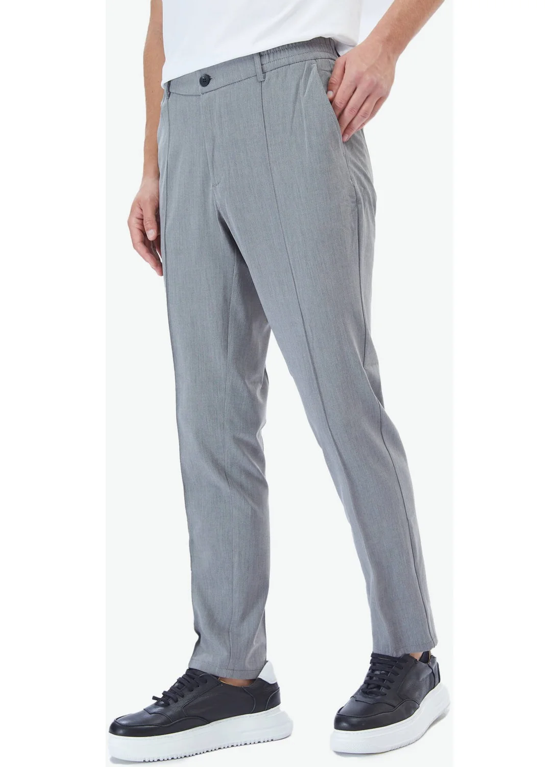 Kip Anthracite Woven Jogging Fit Casual Trousers