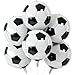 KHC-KHF SoccerBalloons 6PCS 22in Large Metallic Round Sphere Soccer Ball Football Balloons Birthday Game Day Sports Themed Party Decoration Activities Supply - Image 2