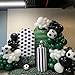 KHC-KHF SoccerBalloons 6PCS 22in Large Metallic Round Sphere Soccer Ball Football Balloons Birthday Game Day Sports Themed Party Decoration Activities Supply - Image 4