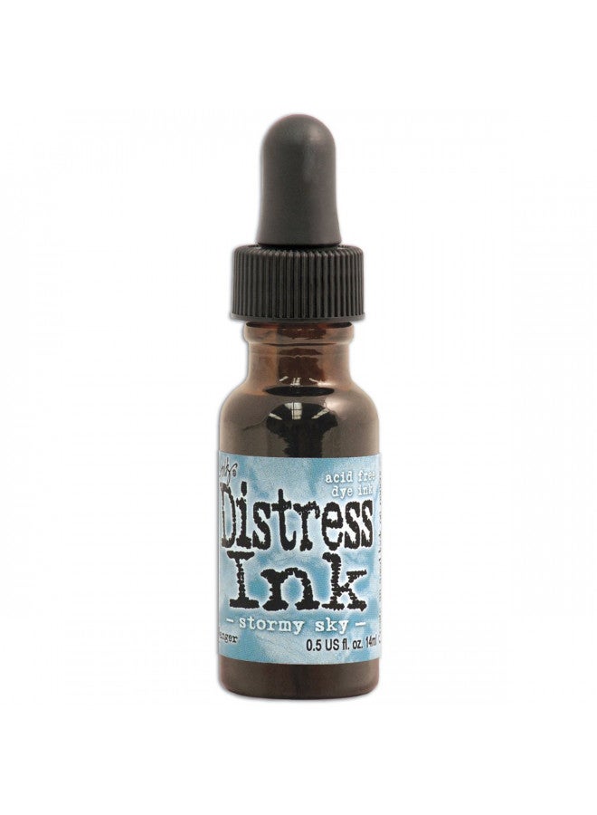 Ranger DRI-27294 Tim Holtz Distress Ink Reinker, 0.5 oz, Stormy Sky