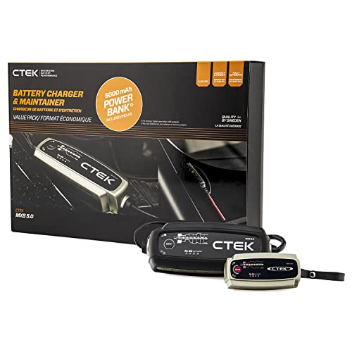 CTEK 40-359 MXS 5.0 Fully Automatic 4.3 amp Battery Charger and Care Kit 12V - Image 3