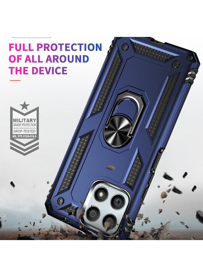 S-TOP Case For Honor Play6T Pro / X8 / X30i Shockproof TPU + PC Phone Case with 360 Degree Rotating Holder - Image 4
