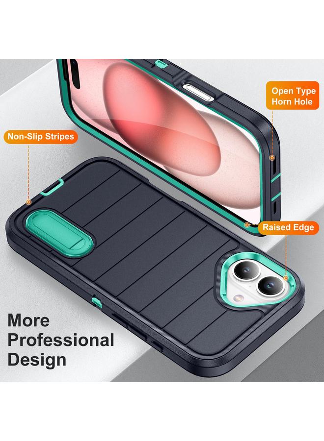 S-TOP Case For iPhone 16 Plus Defender Gen2 Rugged PC + Silicone Phone Case with Holder - Image 3