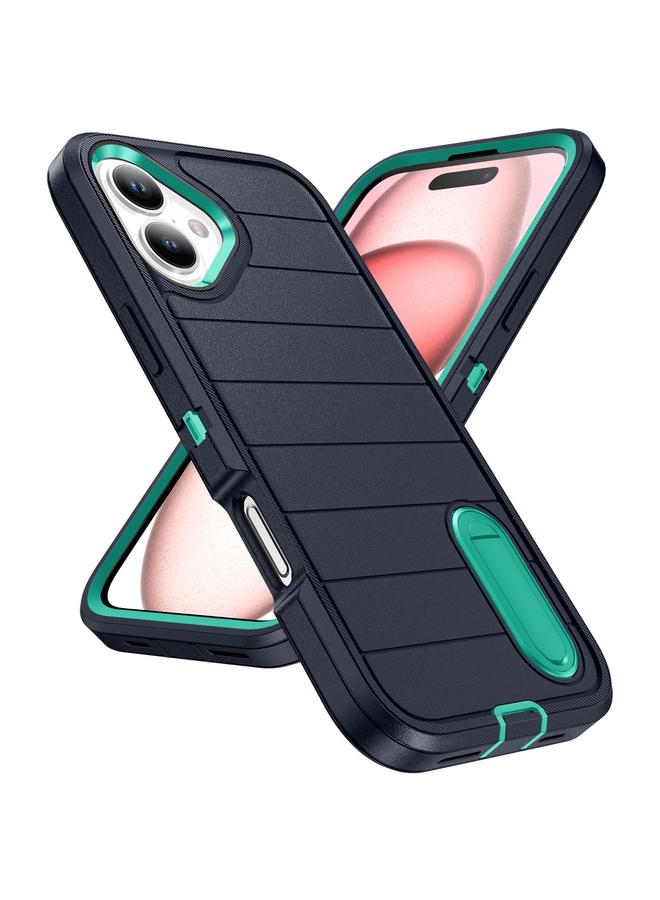 S-TOP Case For iPhone 16 Plus Defender Gen2 Rugged PC + Silicone Phone Case with Holder - Image 2